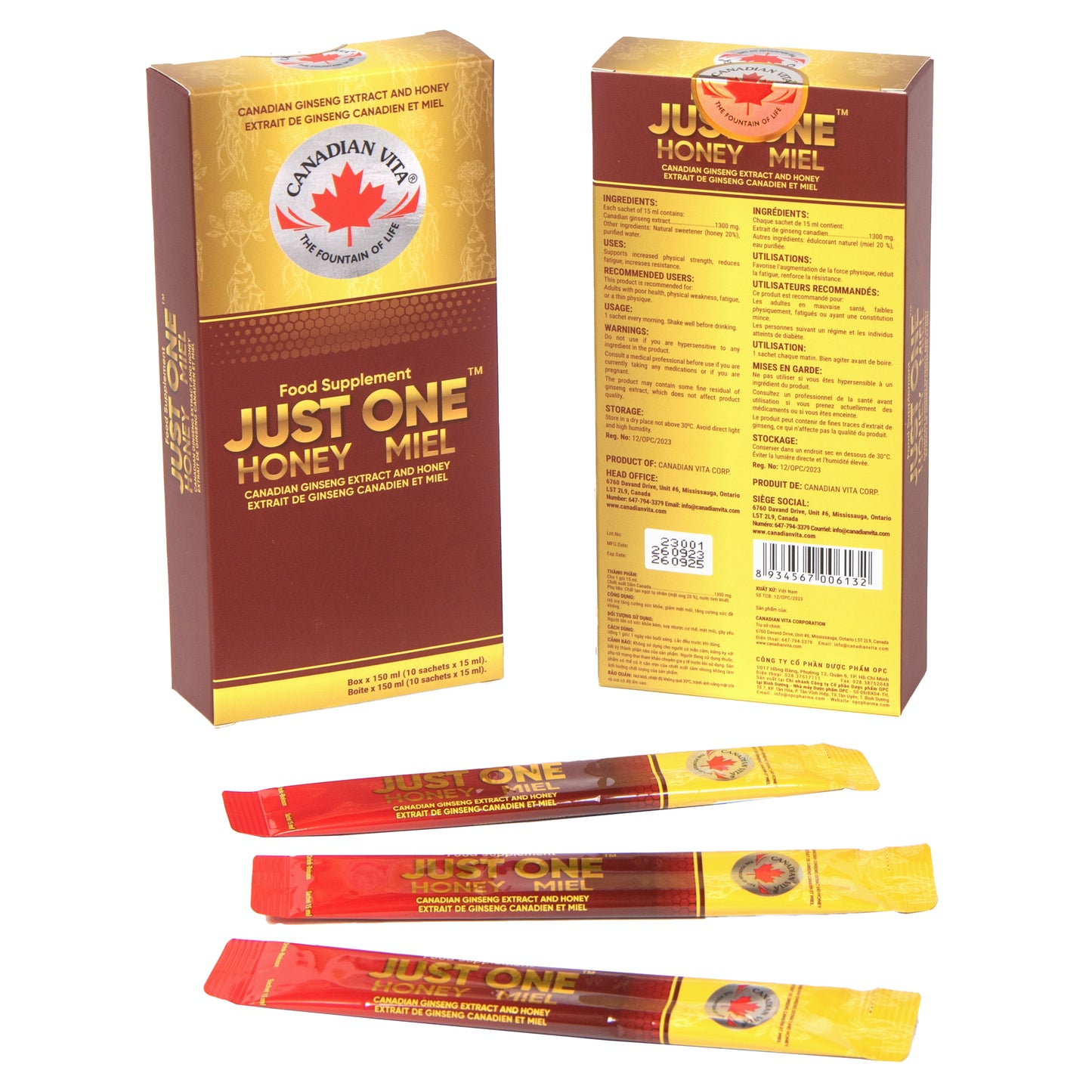 Just One Honey Ginseng Extract Set - 30 sticks