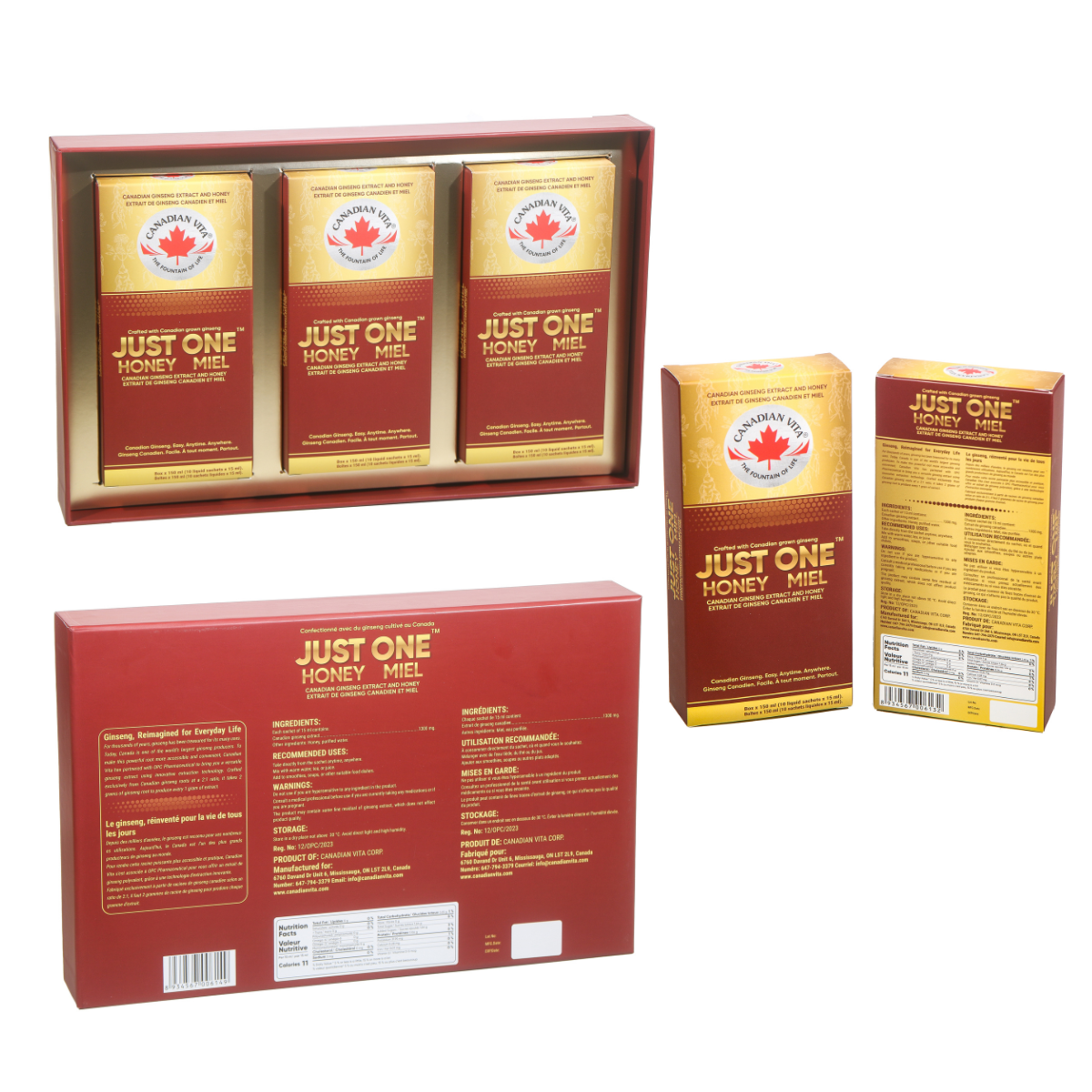 Just One Honey Ginseng Extract Set - 30 sticks